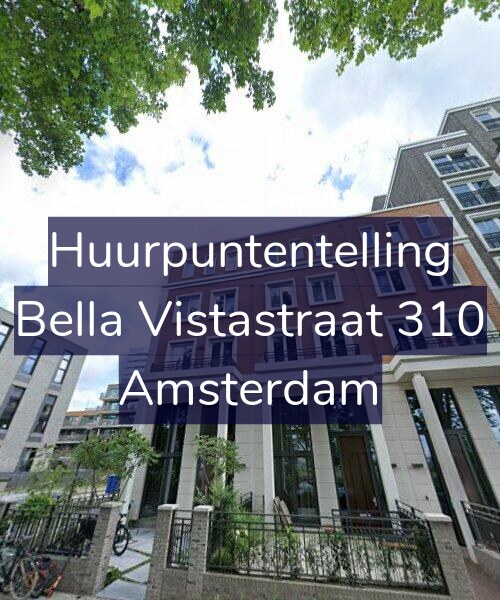 Foto gevel Huurpuntentelling voor Bella Vistastraat 310, Amsterdam