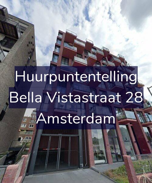 Foto gevel Huurpuntentelling voor Bella Vistastraat 28, Amsterdam