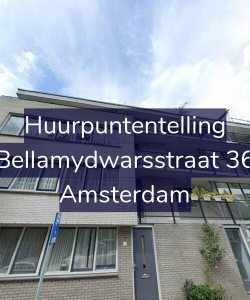 Foto gevel Huurpuntentelling voor Bellamydwarsstraat 36, Amsterdam