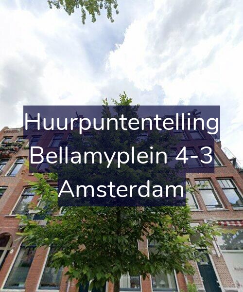 Foto gevel Huurpuntentelling voor Bellamyplein 4-3, Amsterdam