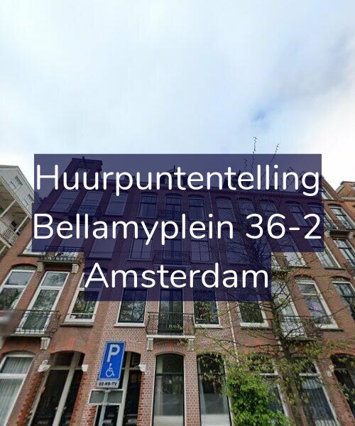 Foto gevel Huurpuntentelling voor Bellamyplein 36-2, Amsterdam