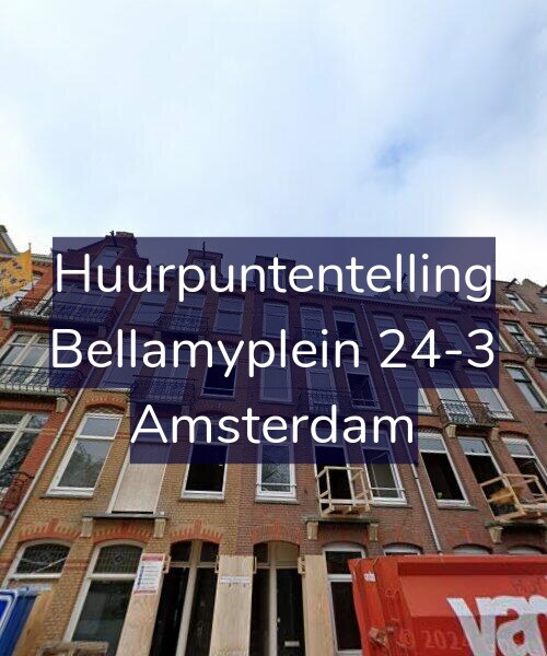 Foto gevel Huurpuntentelling voor Bellamyplein 24-3, Amsterdam