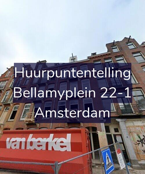 Foto gevel Huurpuntentelling voor Bellamyplein 22-1, Amsterdam