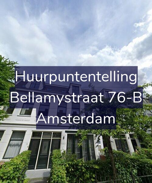 Foto gevel Huurpuntentelling voor Bellamystraat 76-B, Amsterdam