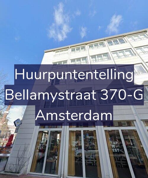 Foto gevel Huurpuntentelling voor Bellamystraat 370-G, Amsterdam