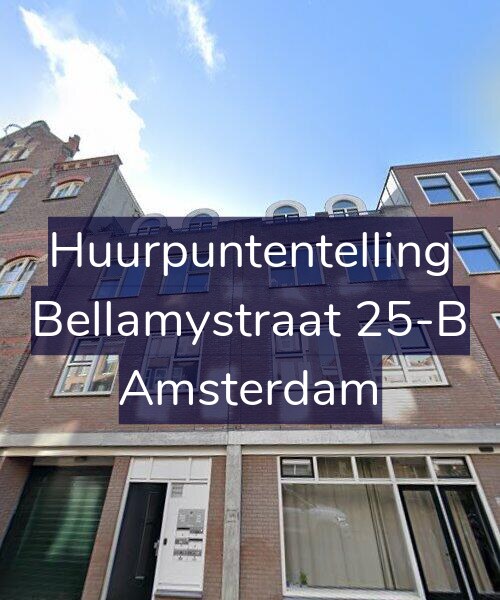 Foto gevel Huurpuntentelling voor Bellamystraat 25-B, Amsterdam