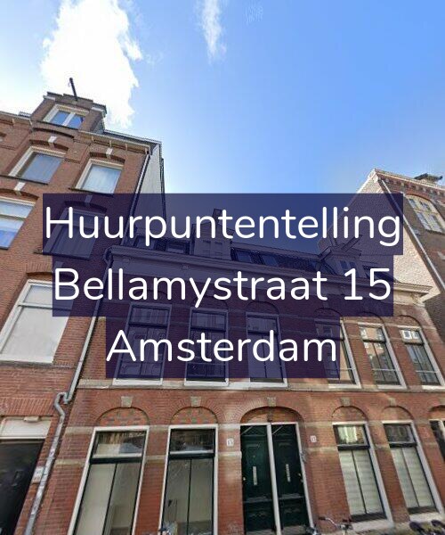 Foto gevel Huurpuntentelling voor Bellamystraat 15, Amsterdam