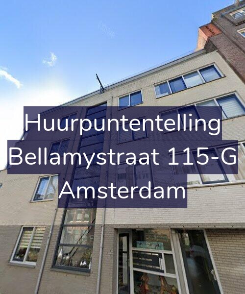 Foto gevel Huurpuntentelling voor Bellamystraat 115-G, Amsterdam