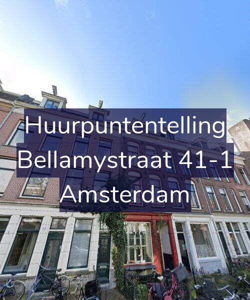 Foto gevel Huurpuntentelling voor Bellamystraat 41-1, Amsterdam