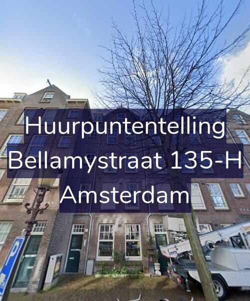 Foto gevel Huurpuntentelling voor Bellamystraat 135-H, Amsterdam