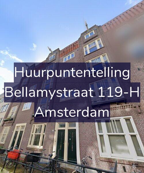 Foto gevel Huurpuntentelling voor Bellamystraat 119-H, Amsterdam