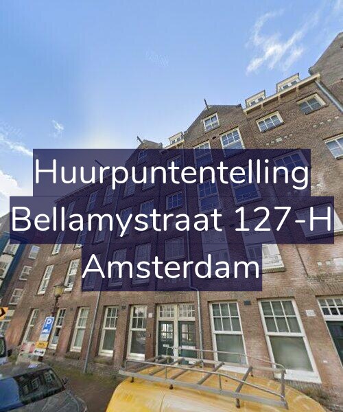Foto gevel Huurpuntentelling voor Bellamystraat 127-H, Amsterdam