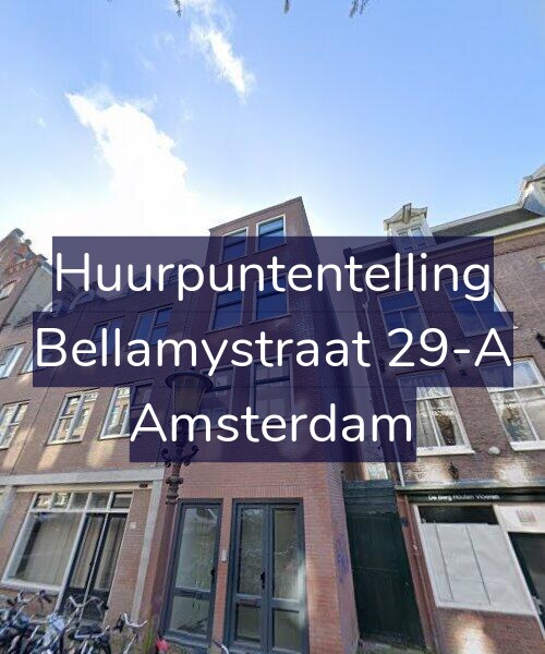 Foto gevel Huurpuntentelling voor Bellamystraat 29-A, Amsterdam