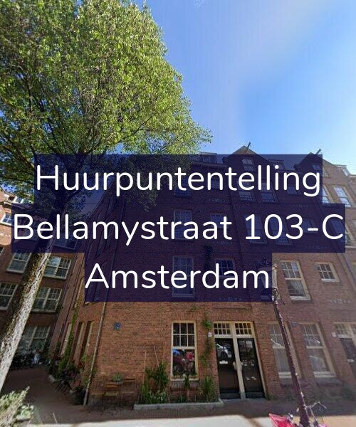 Foto gevel Huurpuntentelling voor Bellamystraat 103-C, Amsterdam