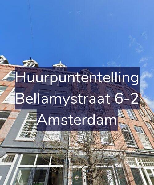 Foto gevel Huurpuntentelling voor Bellamystraat 6-2, Amsterdam