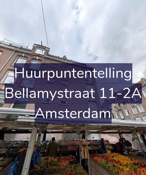 Foto gevel Huurpuntentelling voor Bellamystraat 11-2A, Amsterdam