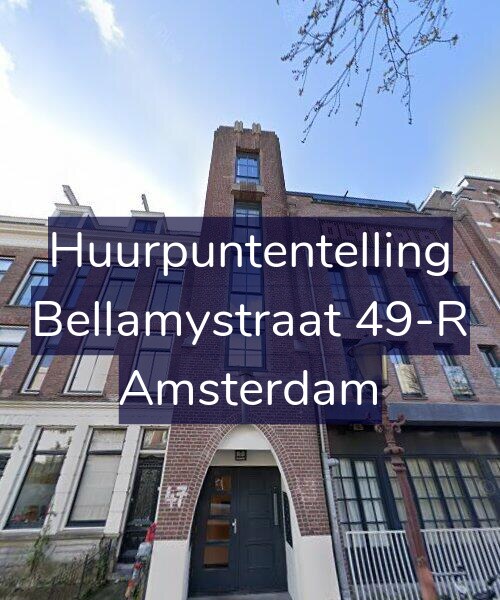 Foto gevel Huurpuntentelling voor Bellamystraat 49-R, Amsterdam