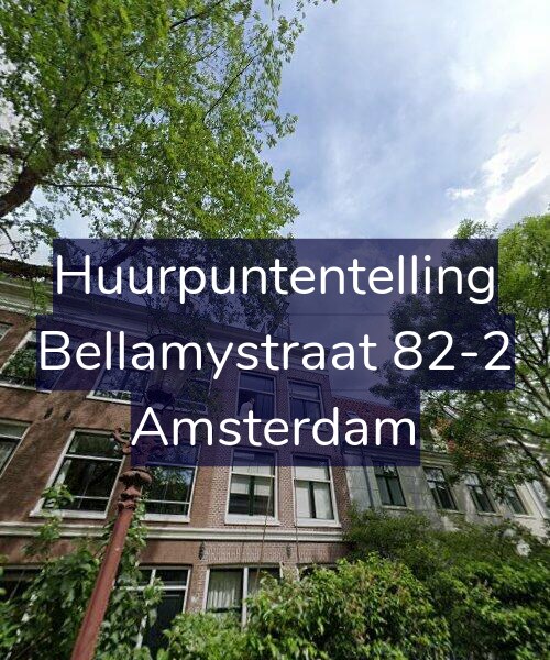 Foto gevel Huurpuntentelling voor Bellamystraat 82-2, Amsterdam