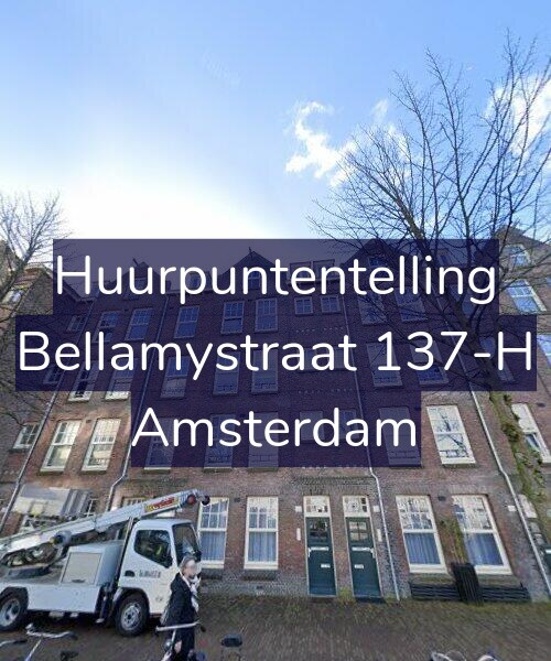 Foto gevel Huurpuntentelling voor Bellamystraat 137-H, Amsterdam