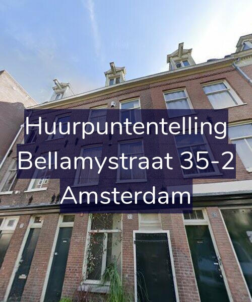 Foto gevel Huurpuntentelling voor Bellamystraat 35-2, Amsterdam