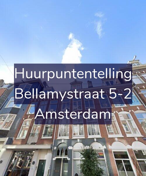 Foto gevel Huurpuntentelling voor Bellamystraat 5-2, Amsterdam