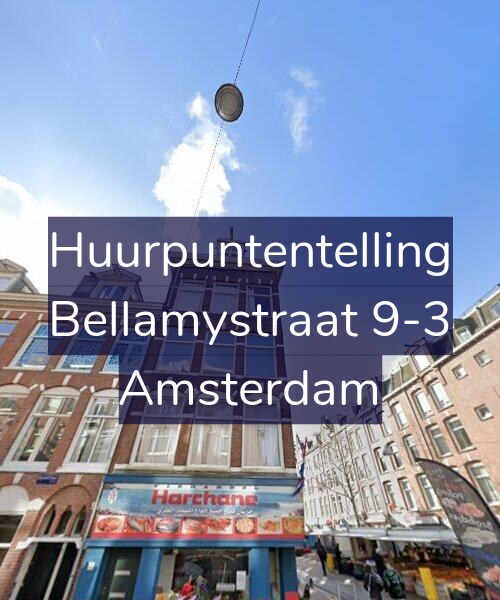 Foto gevel Huurpuntentelling voor Bellamystraat 9-3, Amsterdam