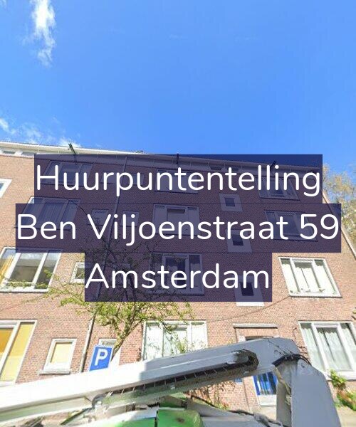Foto gevel Huurpuntentelling voor Ben Viljoenstraat 59, Amsterdam
