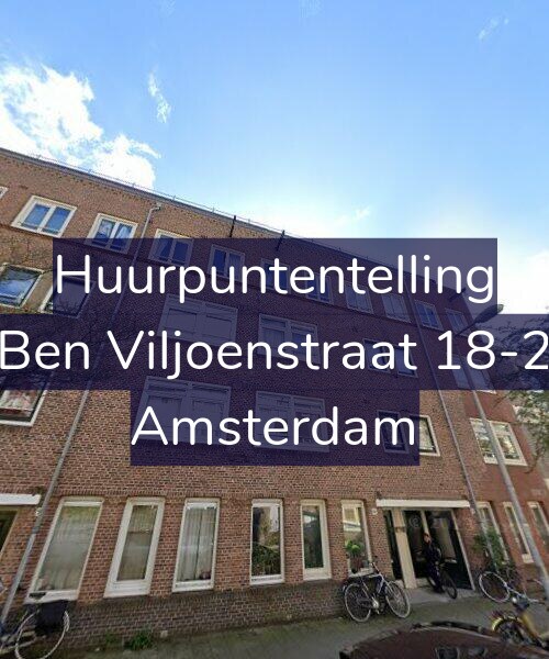 Foto gevel Huurpuntentelling voor Ben Viljoenstraat 18-2, Amsterdam