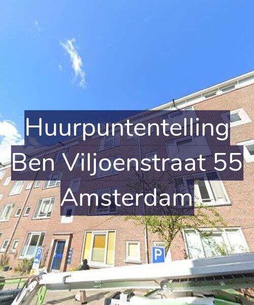 Foto gevel Huurpuntentelling voor Ben Viljoenstraat 55, Amsterdam