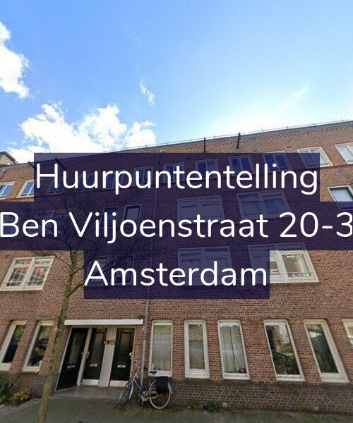 Foto gevel Huurpuntentelling voor Ben Viljoenstraat 20-3, Amsterdam