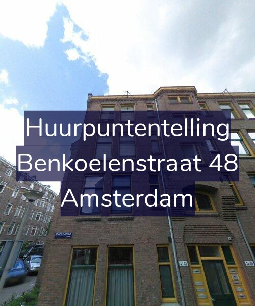 Foto gevel Huurpuntentelling voor Benkoelenstraat 48, Amsterdam