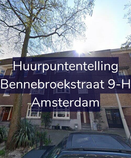 Foto gevel Huurpuntentelling voor Bennebroekstraat 9-H, Amsterdam