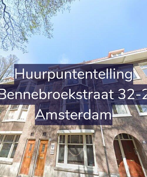 Foto gevel Huurpuntentelling voor Bennebroekstraat 32-2, Amsterdam