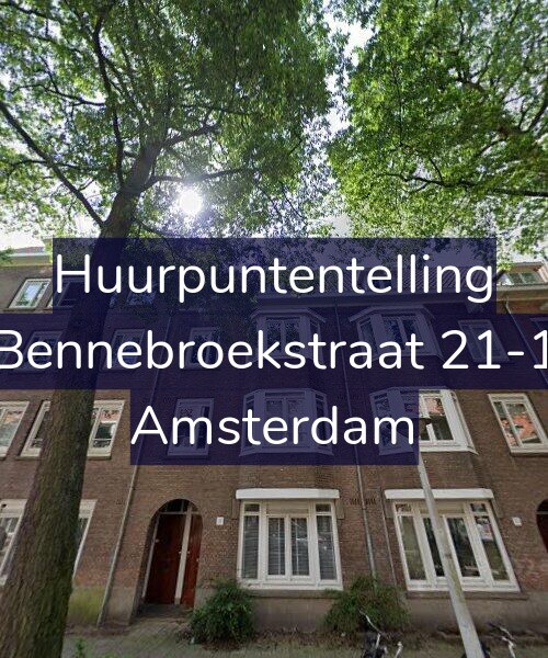 Foto gevel Huurpuntentelling voor Bennebroekstraat 21-1, Amsterdam