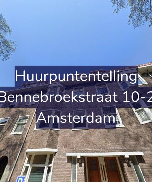 Foto gevel Huurpuntentelling voor Bennebroekstraat 10-2, Amsterdam