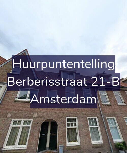 Foto gevel Huurpuntentelling voor Berberisstraat 21-B, Amsterdam