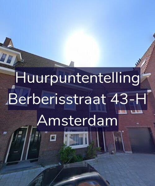 Foto gevel Huurpuntentelling voor Berberisstraat 43-H, Amsterdam