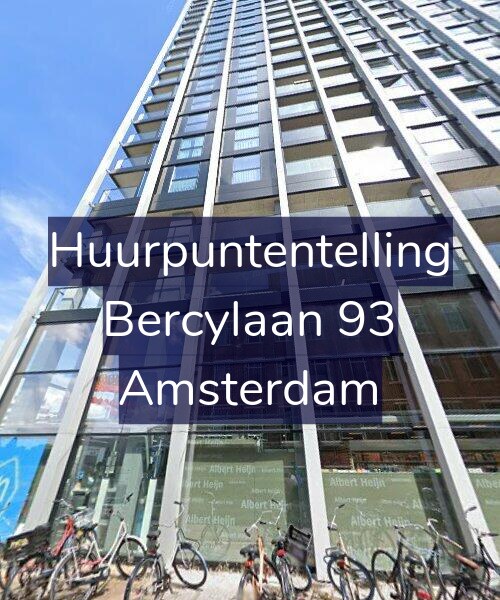 Foto gevel Huurpuntentelling voor Bercylaan 93, Amsterdam