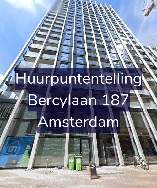 Foto gevel Huurpuntentelling voor Bercylaan 187, Amsterdam