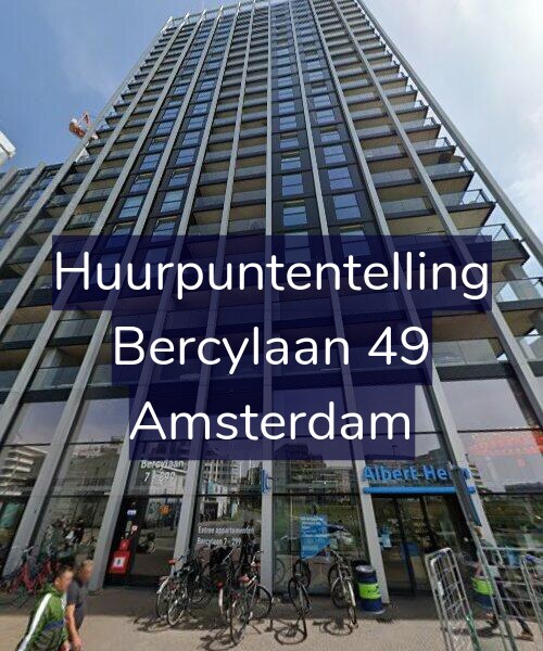 Foto gevel Huurpuntentelling voor Bercylaan 49, Amsterdam