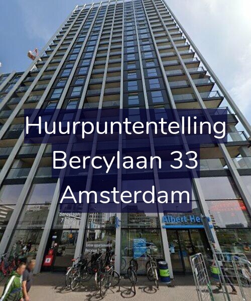 Foto gevel Huurpuntentelling voor Bercylaan 33, Amsterdam