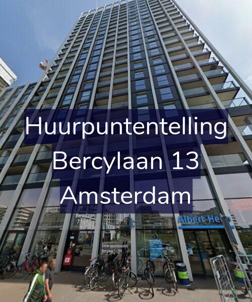 Foto gevel Huurpuntentelling voor Bercylaan 13, Amsterdam