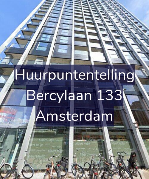Foto gevel Huurpuntentelling voor Bercylaan 133, Amsterdam