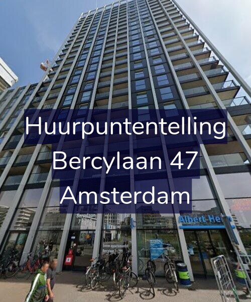 Foto gevel Huurpuntentelling voor Bercylaan 47, Amsterdam