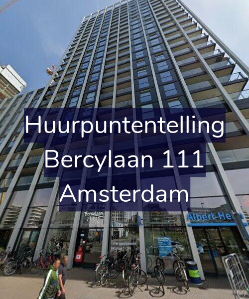 Foto gevel Huurpuntentelling voor Bercylaan 111, Amsterdam