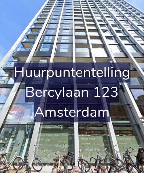 Foto gevel Huurpuntentelling voor Bercylaan 123, Amsterdam