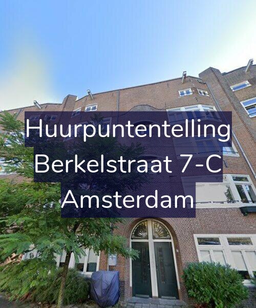 Foto gevel Huurpuntentelling voor Berkelstraat 7-C, Amsterdam