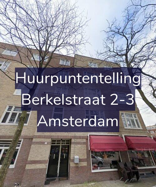 Foto gevel Huurpuntentelling voor Berkelstraat 2-3, Amsterdam