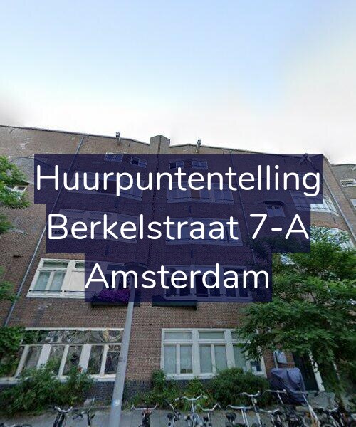 Foto gevel Huurpuntentelling voor Berkelstraat 7-A, Amsterdam