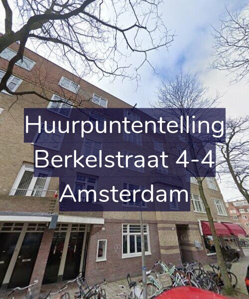 Foto gevel Huurpuntentelling voor Berkelstraat 4-4, Amsterdam